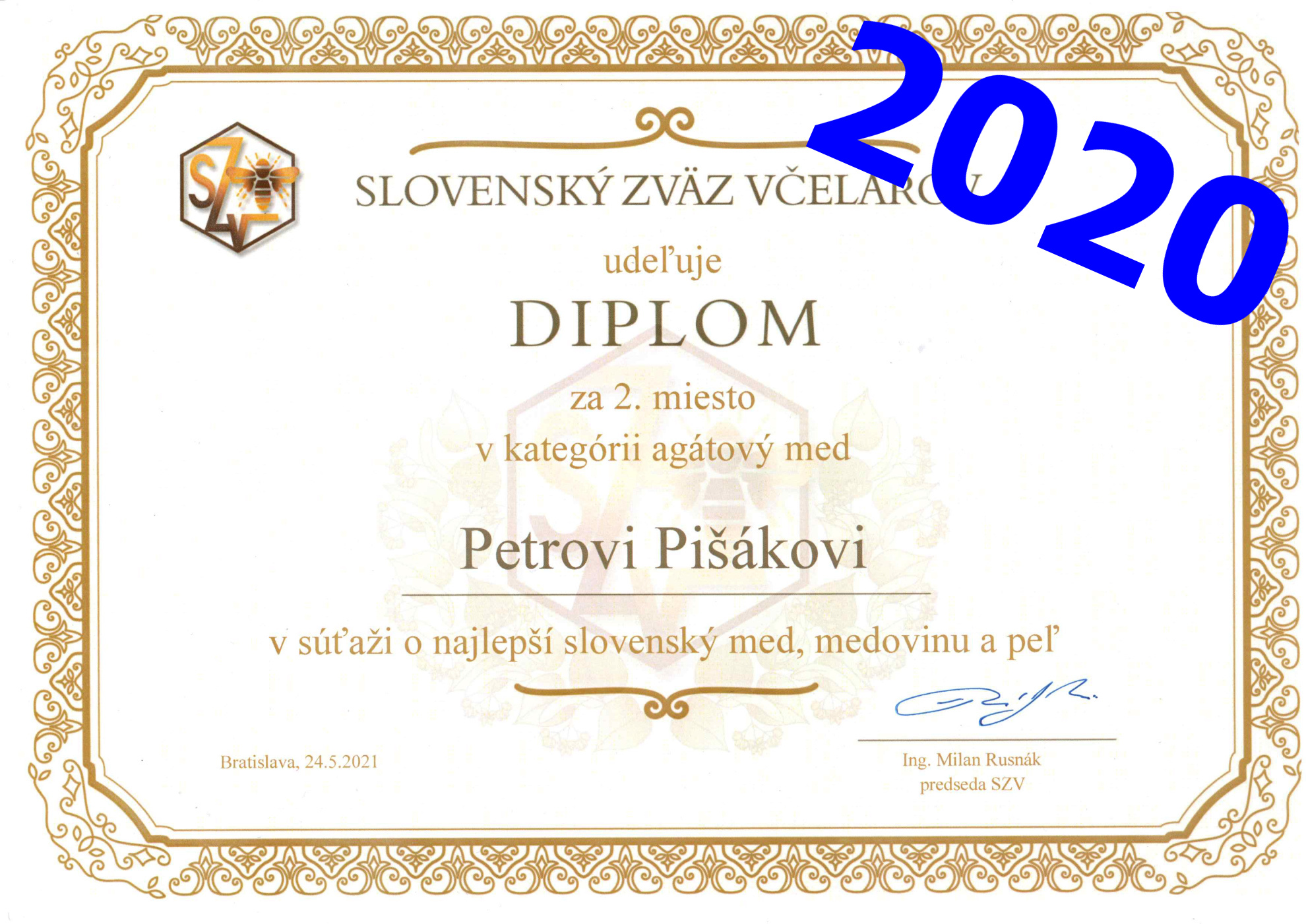 Agátový včelí med 1000g - PET obal – Obrázok 10