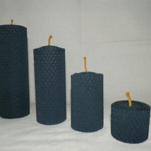 Adventná sada voskových sviečok - valec 4,8,12,16 x 5 cm - č.E5
