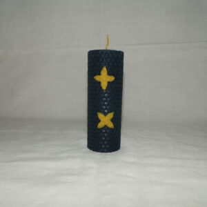 Farebná vosková sviečka - valec 12 x 4 cm - č.19