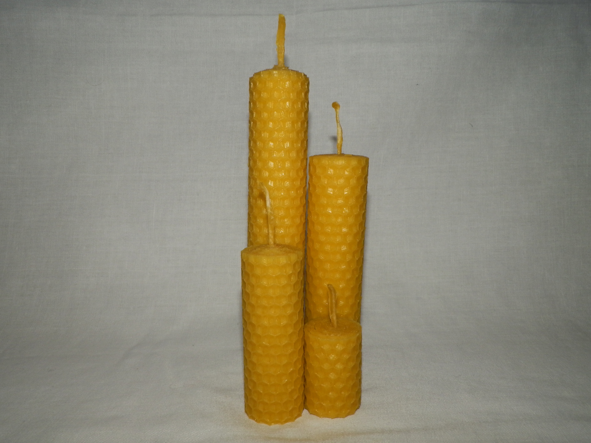 Sada voskových sviečok - valec 4,8,12,16 x 3 cm – Obrázok 3