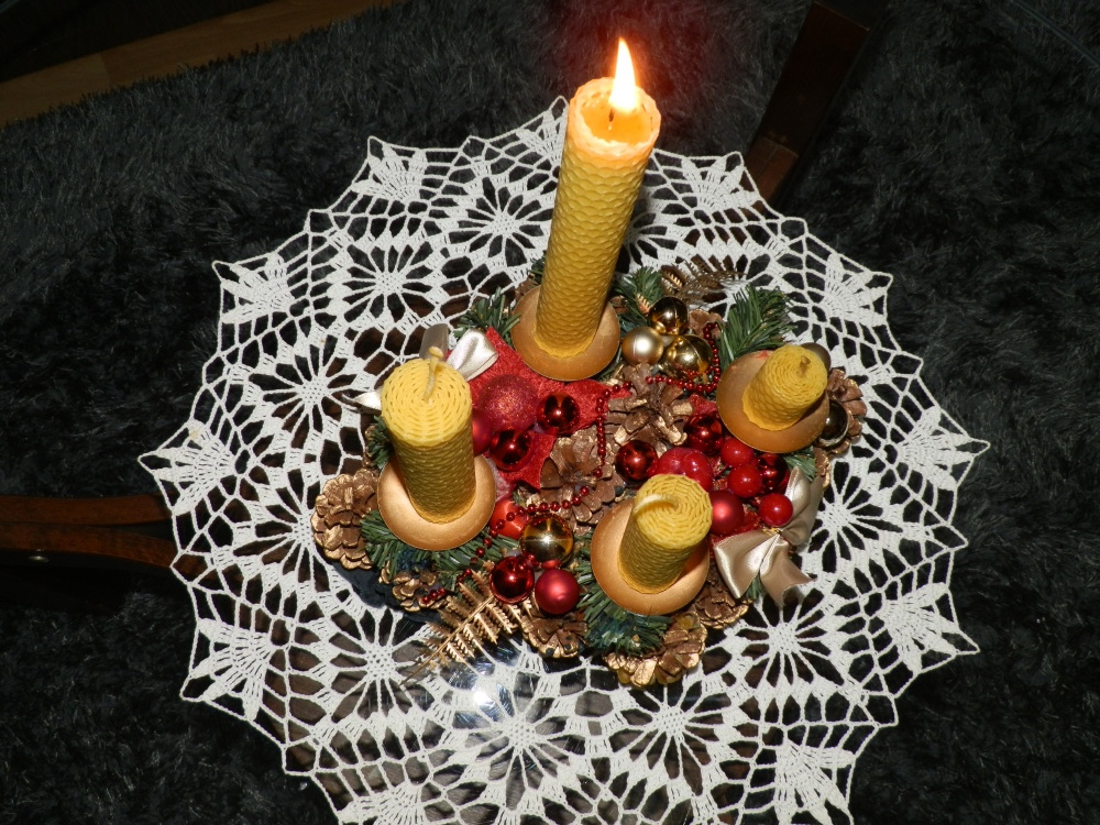 Sada voskových sviečok - valec 4,8,12,16 x 3 cm – Obrázok 4