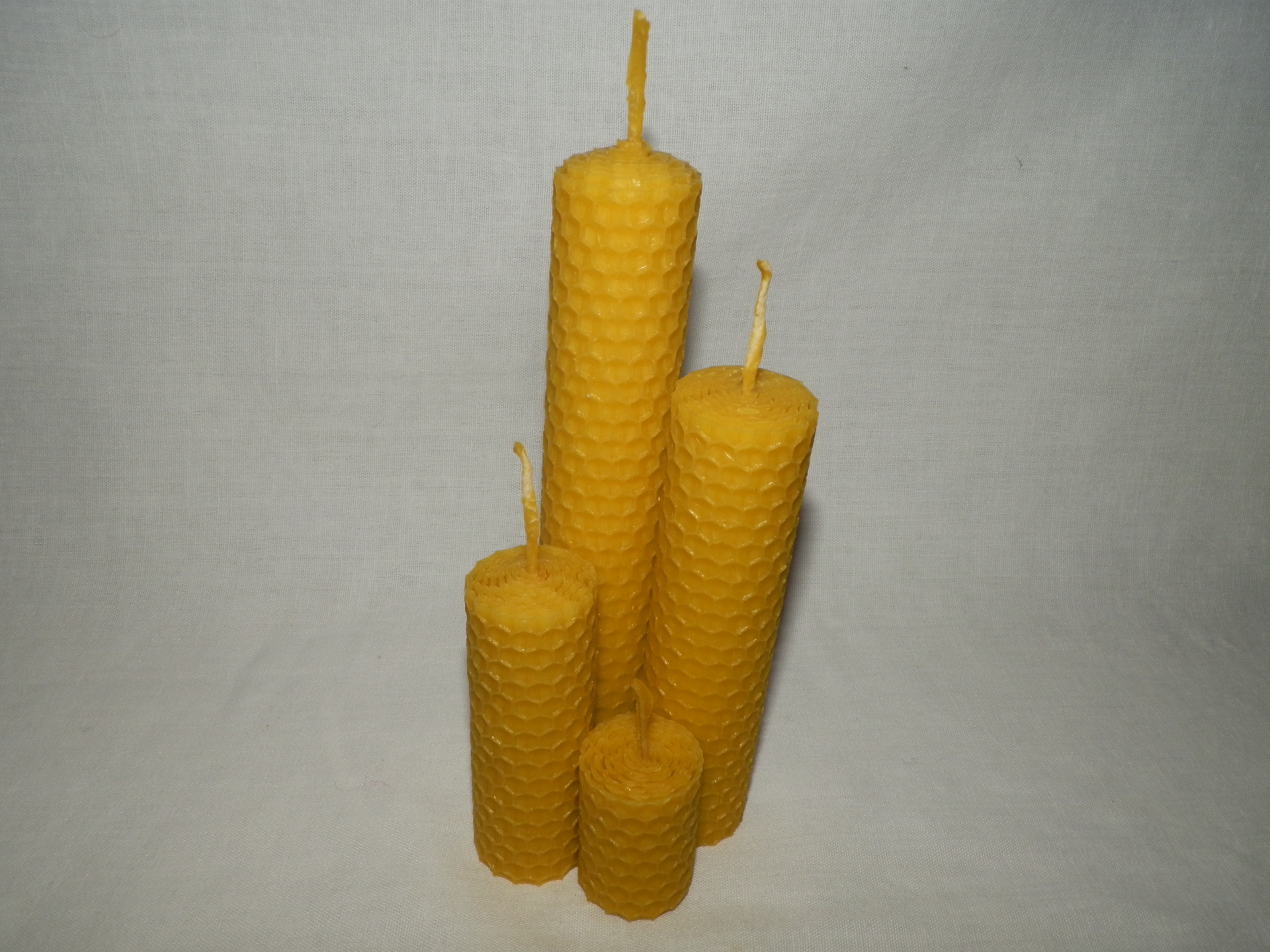 Sada voskových sviečok - valec 4,8,12,16 x 3 cm – Obrázok 2