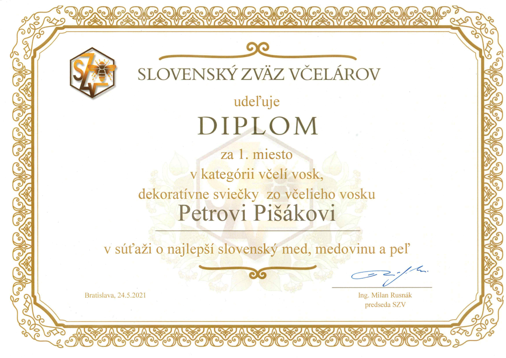 Vosková sviečka - valec točený - nízky – Obrázok 8